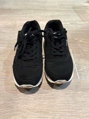 Fila Black and White Athletic Sneakers